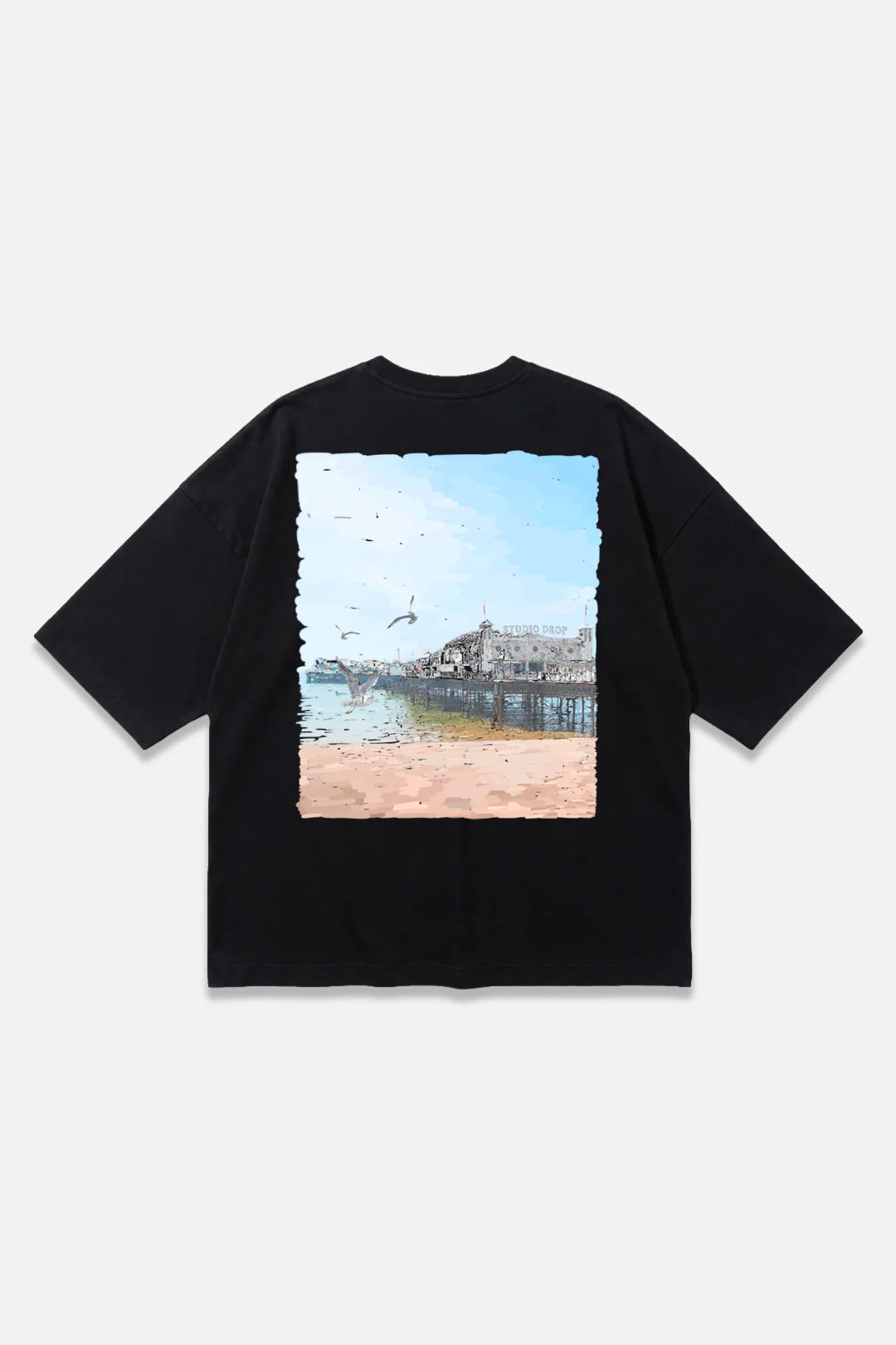 Pier Days Oversized Tee