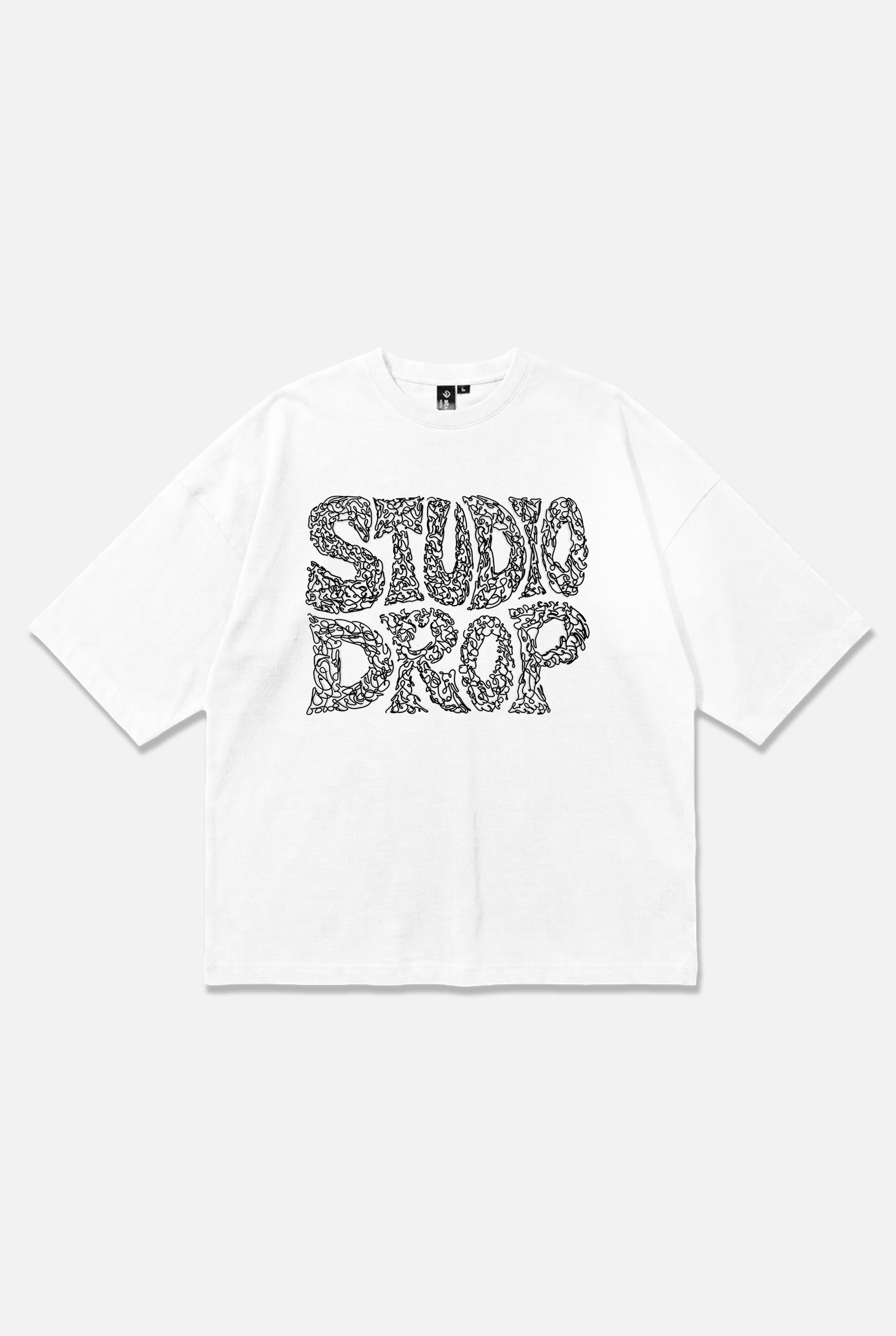 Sketch Logo Tee | Premium Heavyweight Oversized T-Shirt | 230 GSM