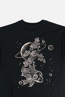 Dreamscape Tee back original graphic artwork detail – Studio Drop